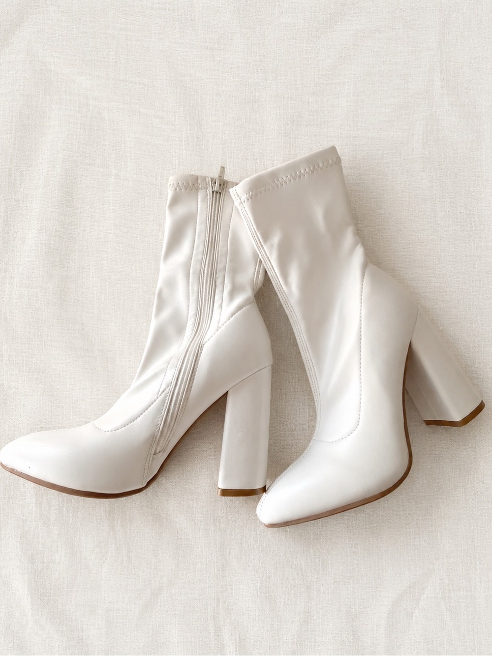 nasty gal white boots